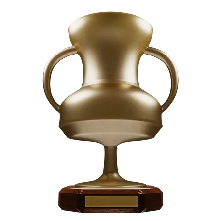 Goldene Trophäe  3D Icon