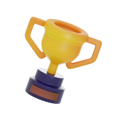 Goldene Trophäe  3D Icon