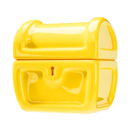 Goldene Truhe  3D Icon