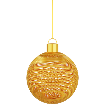 Goldener Ball  3D Icon