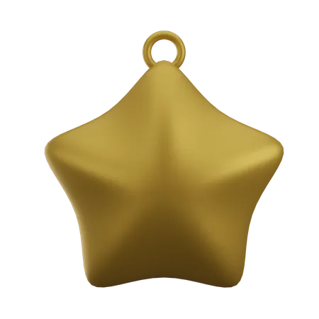 Goldener Stern  3D Icon