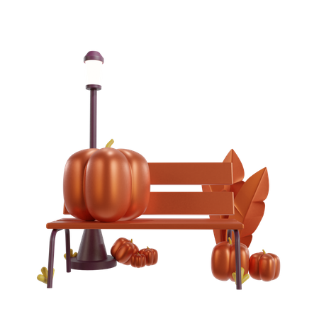 Goldenes podium halloween  3D Icon