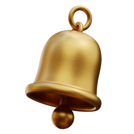 Goldene Glocke  3D Icon