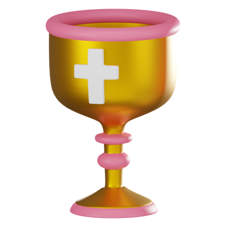 Goldener Kelch  3D Icon
