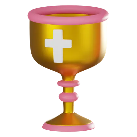 Goldener Kelch  3D Icon
