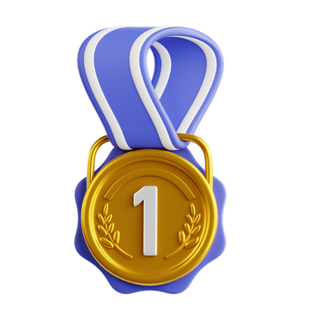 Goldmedaille  3D Icon