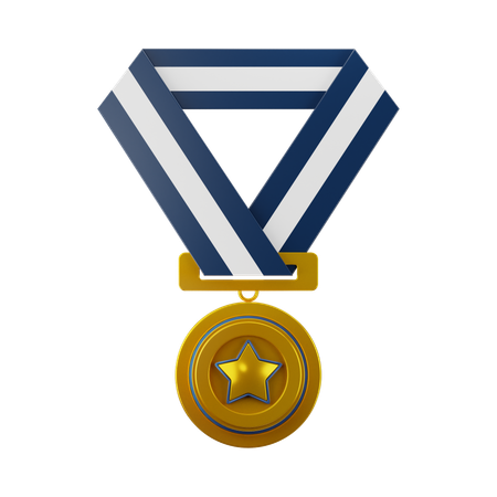 Goldmedaille  3D Icon