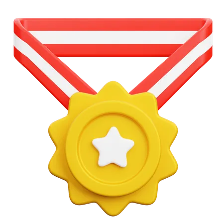 Goldmedaille  3D Icon