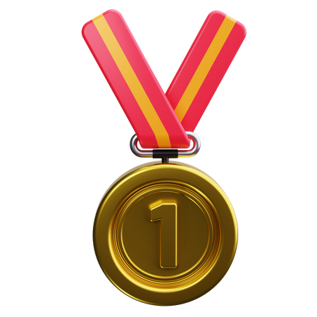 Goldmedaille  3D Icon