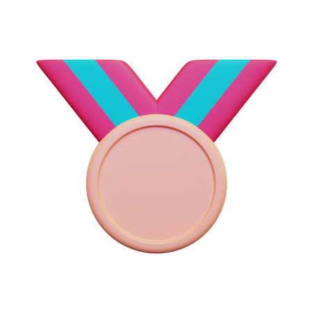 Goldmedaille  3D Illustration