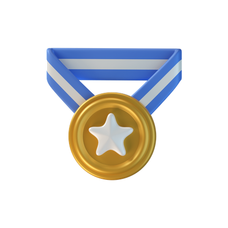 Goldmedaille  3D Icon