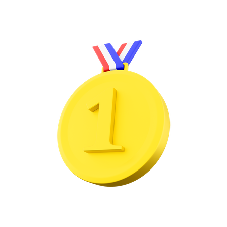 Goldmedaille  3D Icon