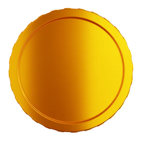 Goldmünze  3D Icon