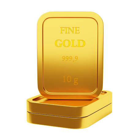 Goldstück  3D Icon