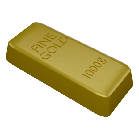 Goldene Ziegel  3D Icon