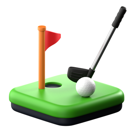 Golf  3D Icon