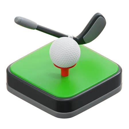 ゴルフ  3D Icon