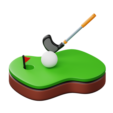 Le golf  3D Icon