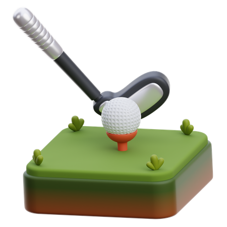 Golf  3D Icon