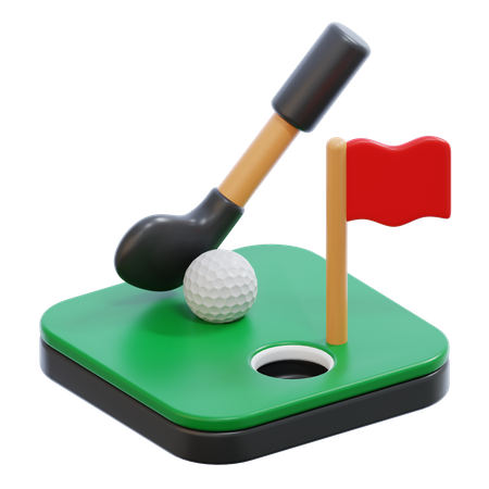 Golf  3D Icon