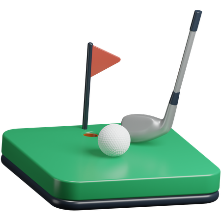 Le golf  3D Icon