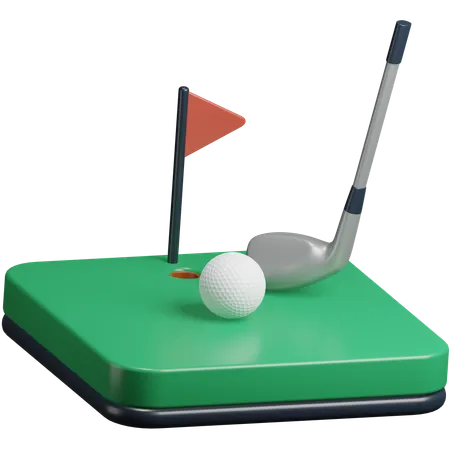 Le golf  3D Icon