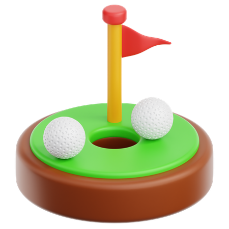 Golf  3D Icon