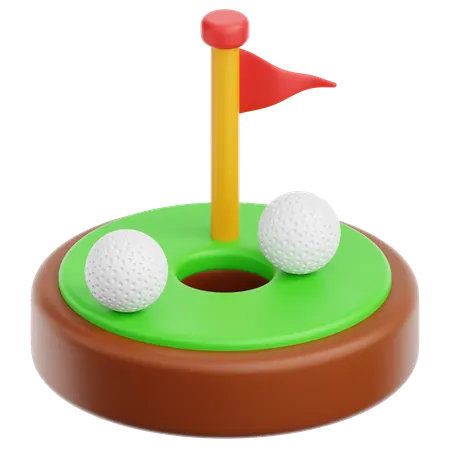 Golf  3D Icon