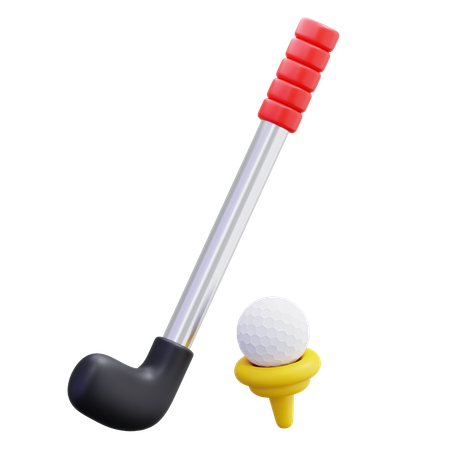 골프  3D Icon