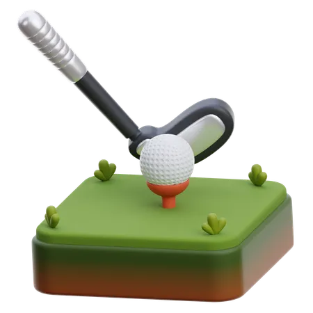 Golf  3D Icon