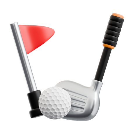 Golf  3D Icon