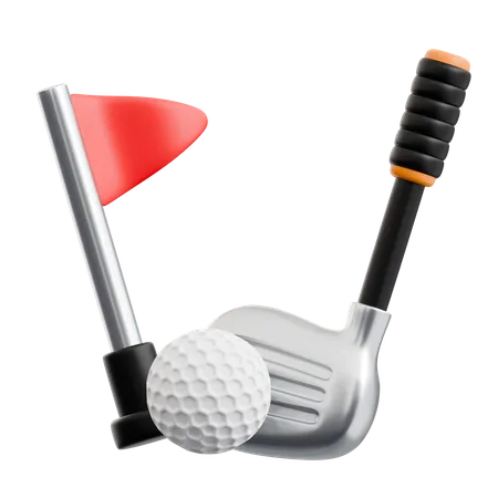 Golf  3D Icon