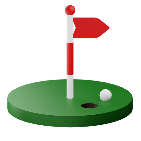 Golf  3D Icon