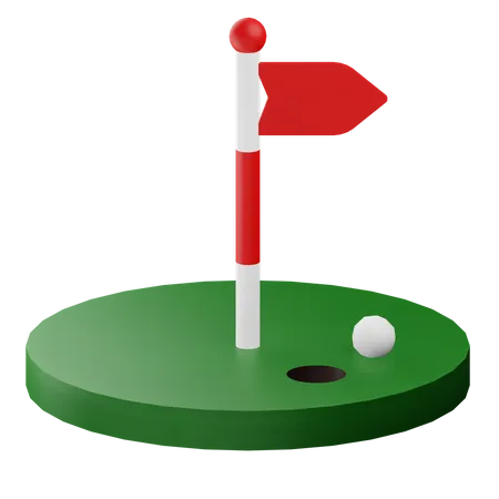 Golf  3D Icon