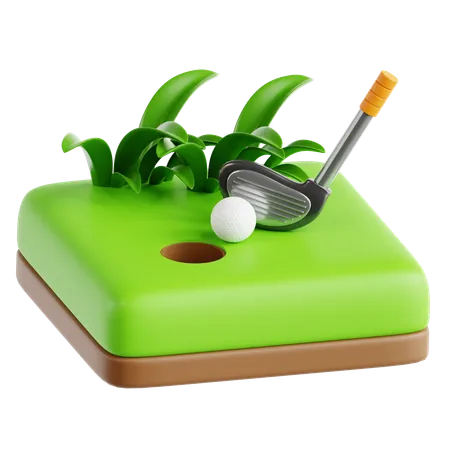 Golf  3D Icon