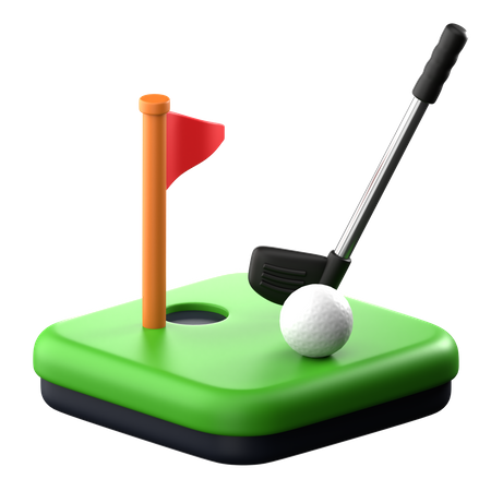 Golf  3D Icon