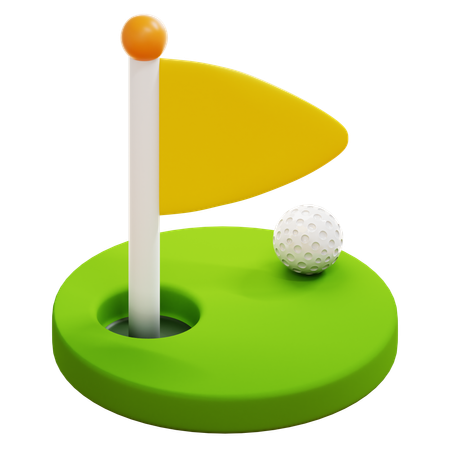 GOLF  3D Icon