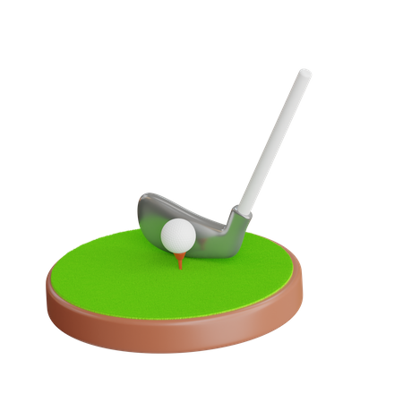 Golf  3D Icon