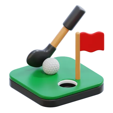 Golf  3D Icon