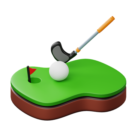 Golf  3D Icon