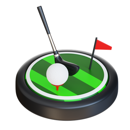 Golf  3D Icon