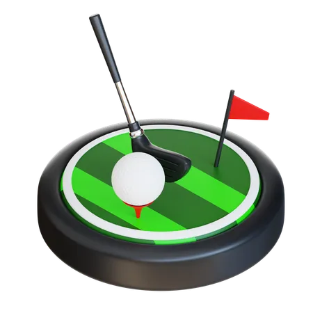 Golf  3D Icon