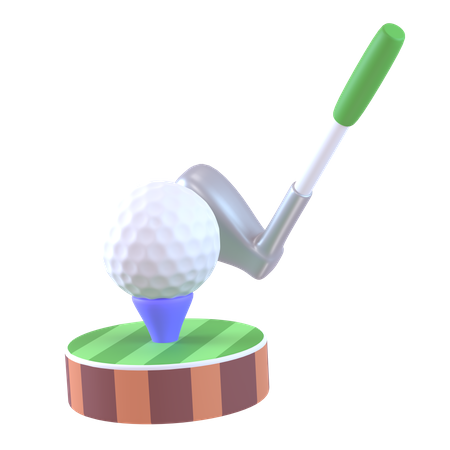 Golf  3D Icon