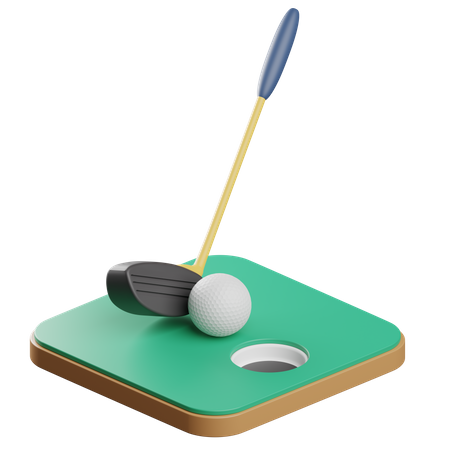 Golf  3D Icon