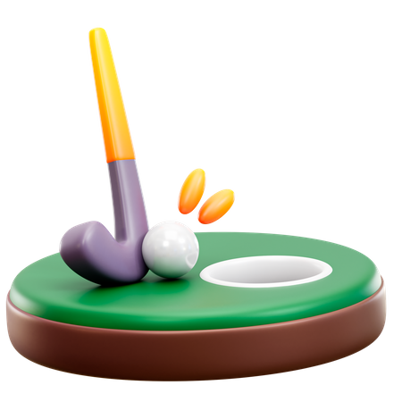 Golf  3D Icon