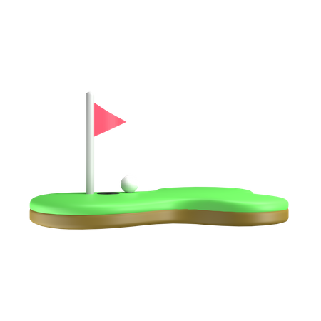 Golf  3D Icon