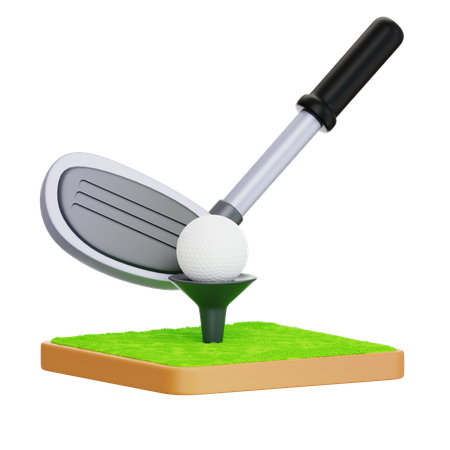 Golf  3D Icon
