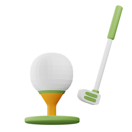 Golf  3D Icon