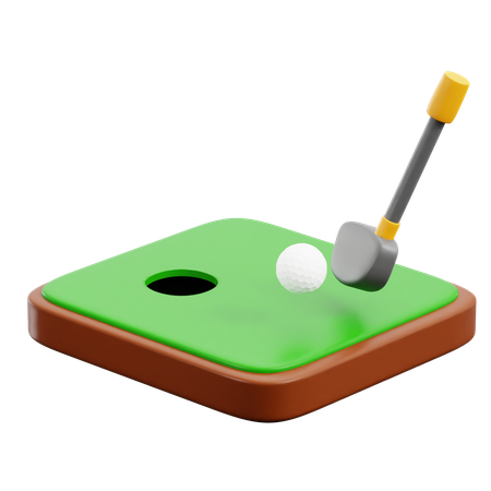 Golf  3D Icon