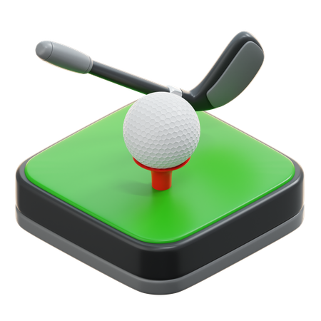 Golf  3D Icon